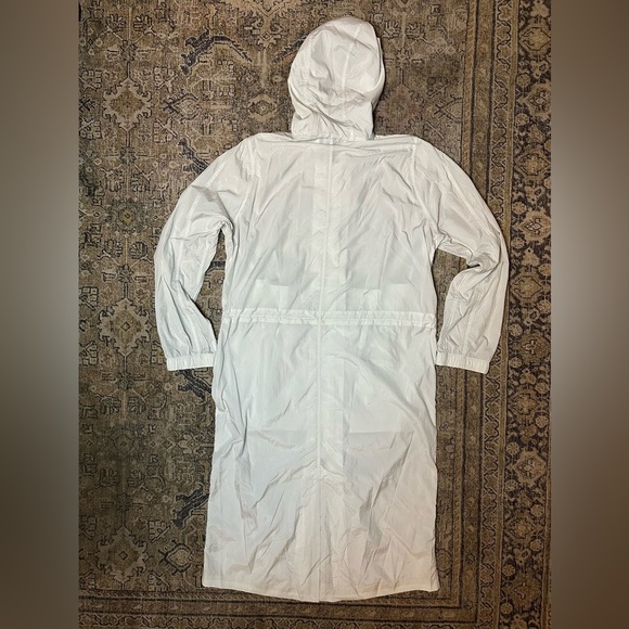 Lululemon The Lab Verdante Coat in Vapor White Size 6 Jacket Midi Shell - Picture 9 of 13